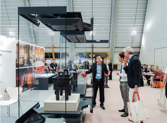 不朽情缘官网登录入口智能对开柜展会现场