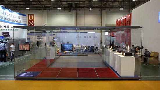 四川不朽情缘官网登录入口参展最新组合式展柜