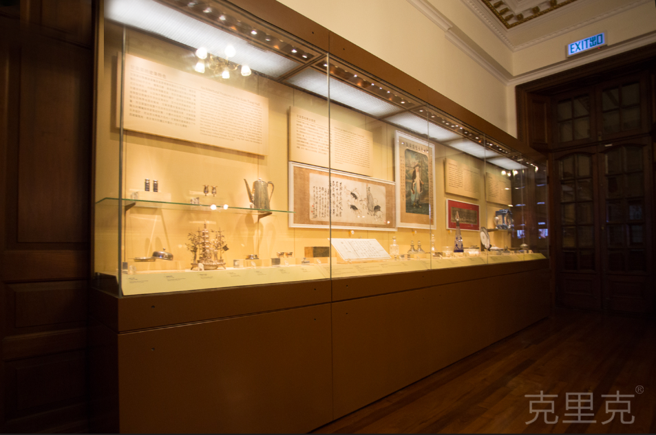 孙中山纪念馆中运用的半透式联柜