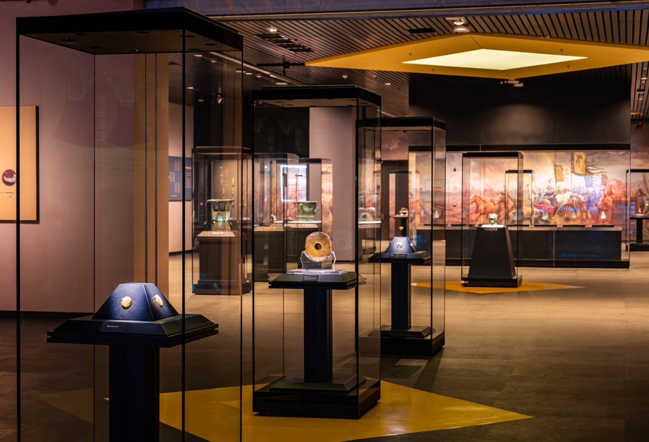 独立柜：殷墟博物馆